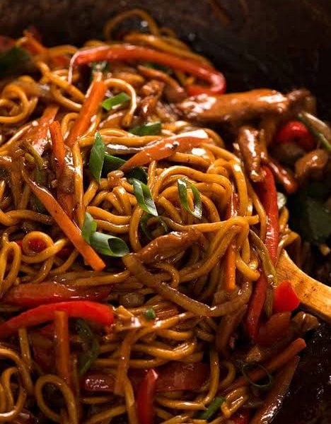 Veg noodles specially cooked for you