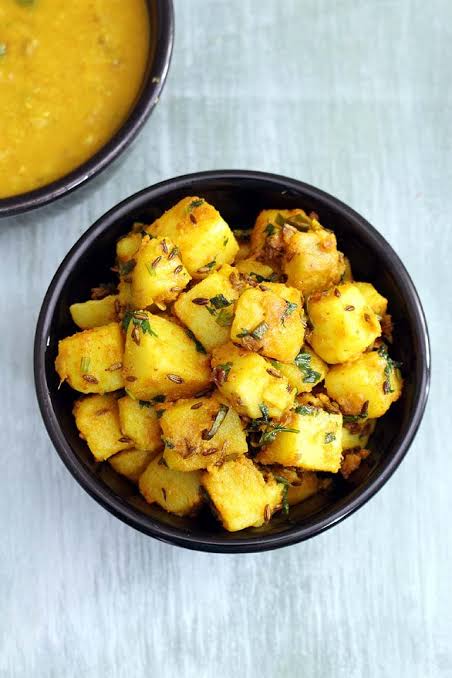 Yummy jeera aloo cooked for you specially